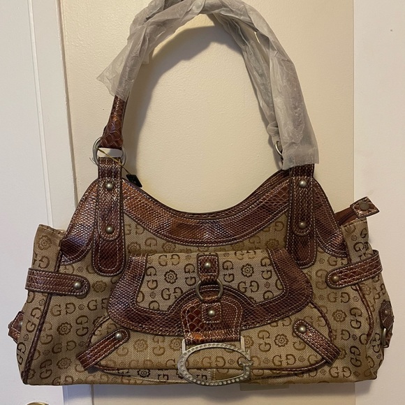 Brown Vintage G Purse - Picture 1 of 3